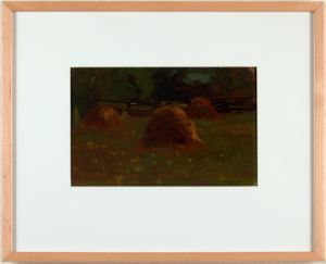 Image of Untitled (hay stacks)