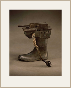 Image of Parochial Views No. 1: Electrified Boot Form from the Kitchener Industrial Artifacts Project