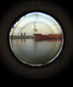 Image of Vantage Point: Portholes: Red Boat