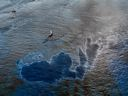 Image of Oil Spill #4, Skimming Boat, Near Ground Zero, Gulf of Mexico, June 24, 2010